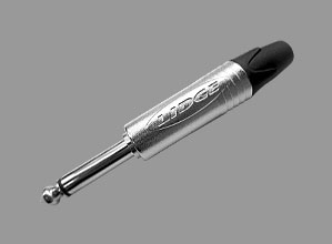 Lidge audio connectors 1/4" mono