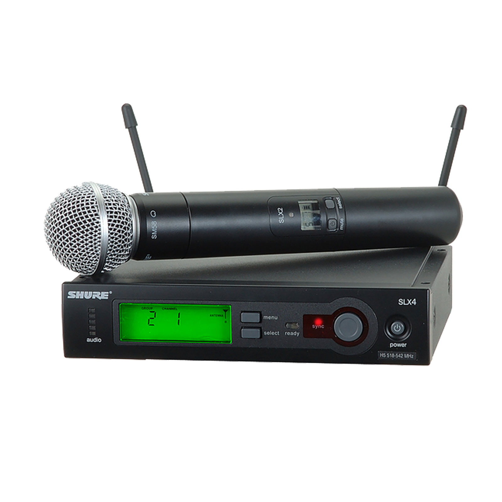Shure SLX Wireless Microphone System with SM58 Handheld Microphone3965